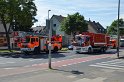 Unfall zwischen zwei KVB Bahnen Koeln Hoehenhaus Im Weidenbruch P077